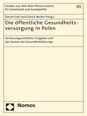cover image of Die öffentliche Gesundheitsversorgung in Polen